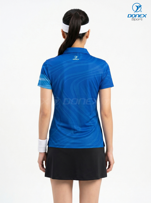 Áo thể thao nữ AC-3866-04-01 Xanh bích phối trắng